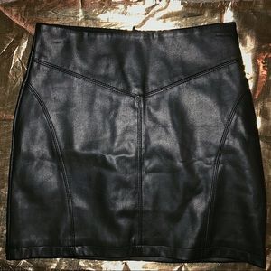 Pleather skirt